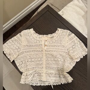 Loveshack fancy white top